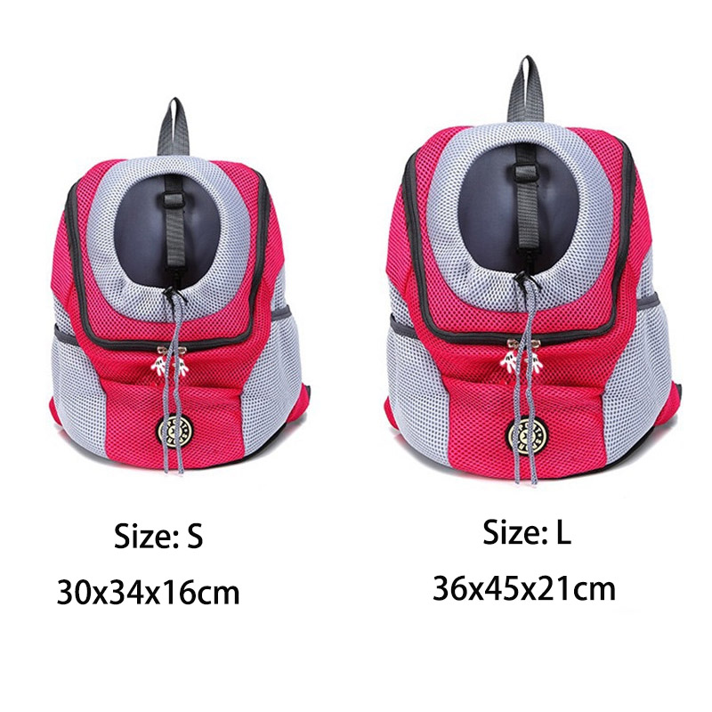 Pet out cat Travel portable chest Mesh fabric breathable backpack Pull string Dog carrier Holiday home travel bag