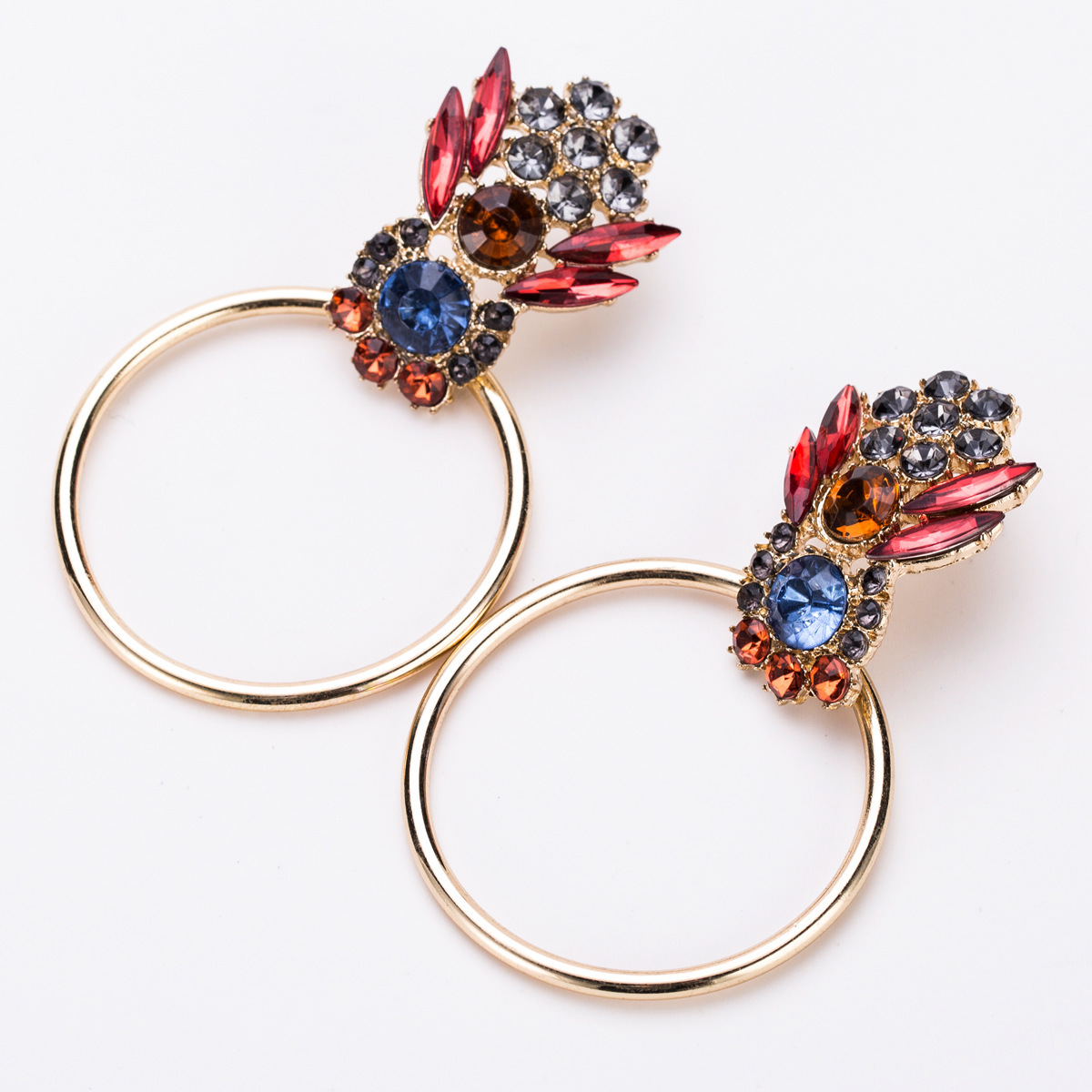 EH8264 exaggerated ring multi-layer diamond earrings Bohemian wind earrings
EH8264 exaggerated ring multi-layer diamond earrings Bohemian wind earrings