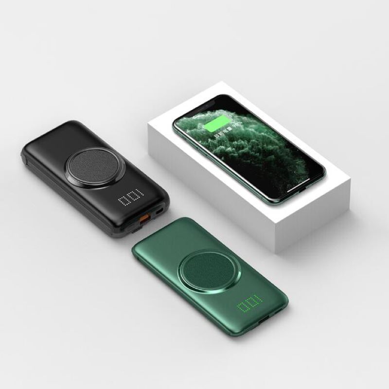1000020000mAh Qi Wireless Charger Power Bank External Battery Wireless Charging Powerbank For iPhone11 X Samsung huawei Xiaomi Wi2