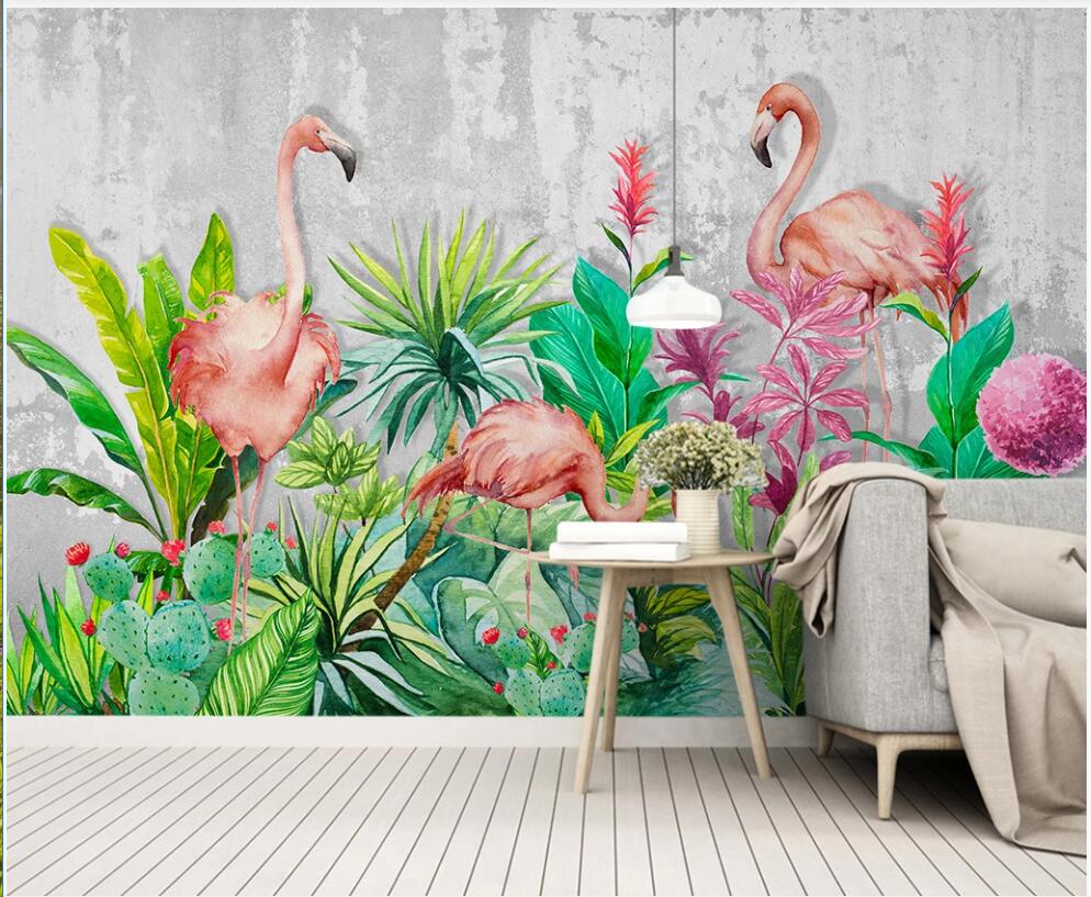 wall paper 3 d custom photo mural on the wall Fresh leaves flamingo idyllic brick wall home decor photo wallpaper in the living room, Non woven
wall paper 3 d custom photo mural on the wall Fresh leaves flamingo idyllic brick wall home decor photo wallpaper in the living room, Non woven