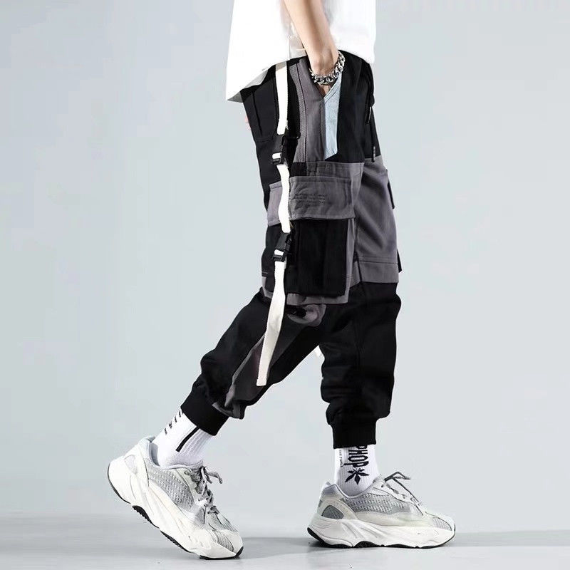 Men Cargo Pants Fashion High Street Ankle Length Tactical Pants Casual Elastic Waist Streetwear Plus Size Trousers Sweatpants, Black
Men Cargo Pants Fashion High Street Ankle Length Tactical Pants Casual Elastic Waist Streetwear Plus Size Trousers Sweatpants, Black