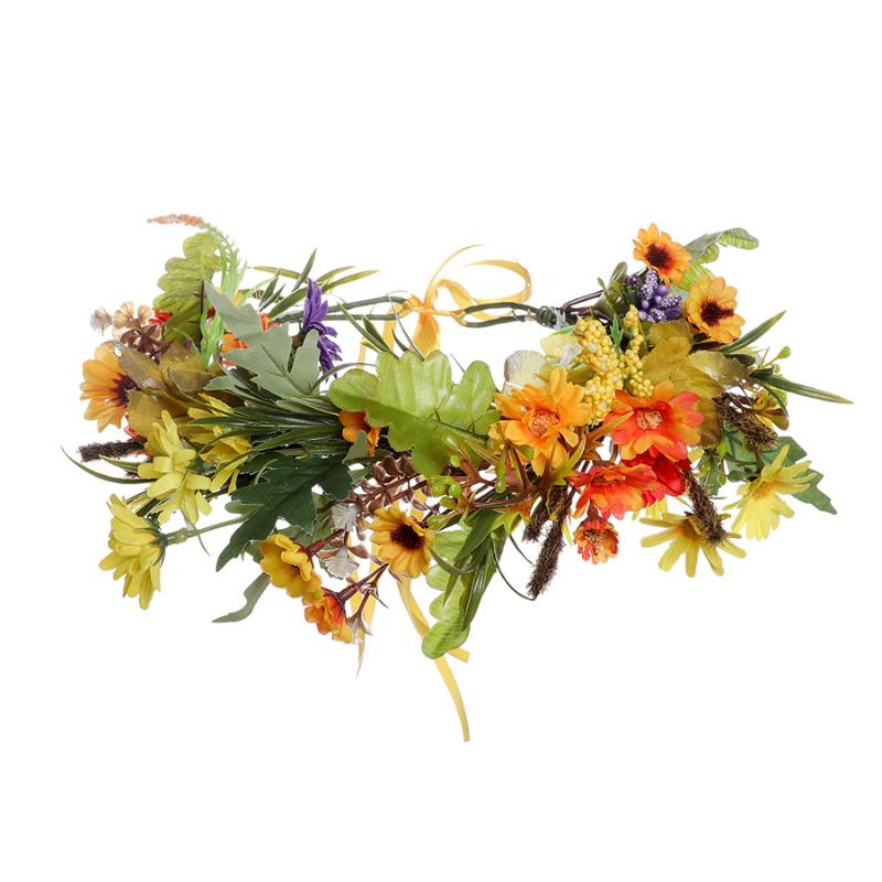 Haimeikang New Summer Women Bezel Flower Crown For Bridal Floral Headband Wreath Wedding Hair Accessories Bridesmaid Tiara
Haimeikang New Summer Women Bezel Flower Crown For Bridal Floral Headband Wreath Wedding Hair Accessories Bridesmaid Tiara