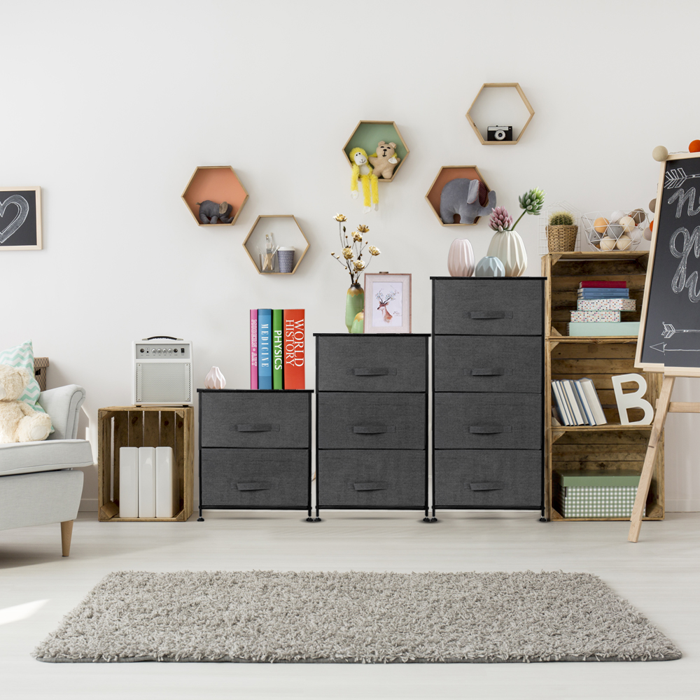 Furniture Convenient Integrated Storage Table and Makeup Tables 4-Tier Dresser Tower Fabric Drawer Organizer 4 Easy Pull Drawers With Tabletop
Furniture Convenient Integrated Storage Table and Makeup Tables 4-Tier Dresser Tower Fabric Drawer Organizer 4 Easy Pull Drawers With Tabletop