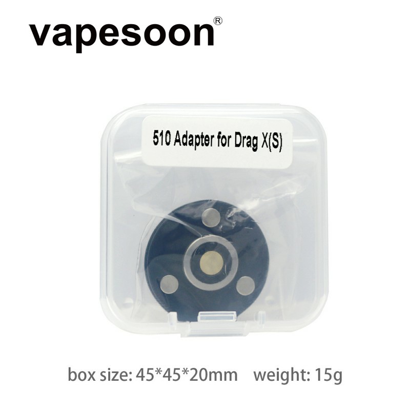 Vapesoon001 510 Adapter for VOOPOO Drag X 80W Drag S 60W Pod Kit with 510 Thread Atomizer Electronic Cigarette ePacket Free
Vapesoon001 510 Adapter for VOOPOO Drag X 80W Drag S 60W Pod Kit with 510 Thread Atomizer Electronic Cigarette ePacket Free
