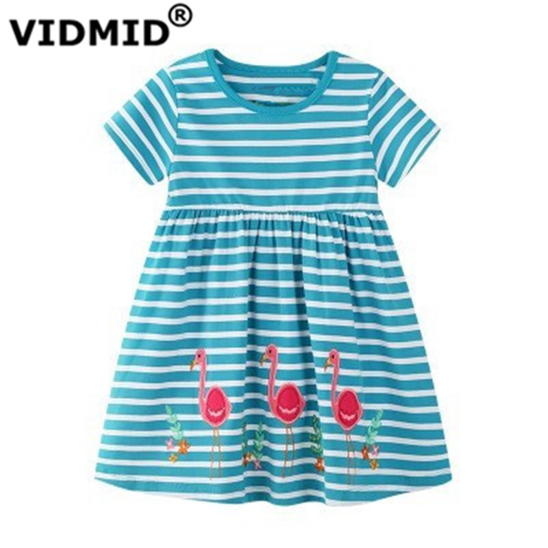 VIDMID new Baby Girls Dress with Striped summer short sleeve Cotton Kids Girls Party Dresses for 2-7Y children Clothing, As photo
VIDMID new Baby Girls Dress with Striped summer short sleeve Cotton Kids Girls Party Dresses for 2-7Y children Clothing, As photo
