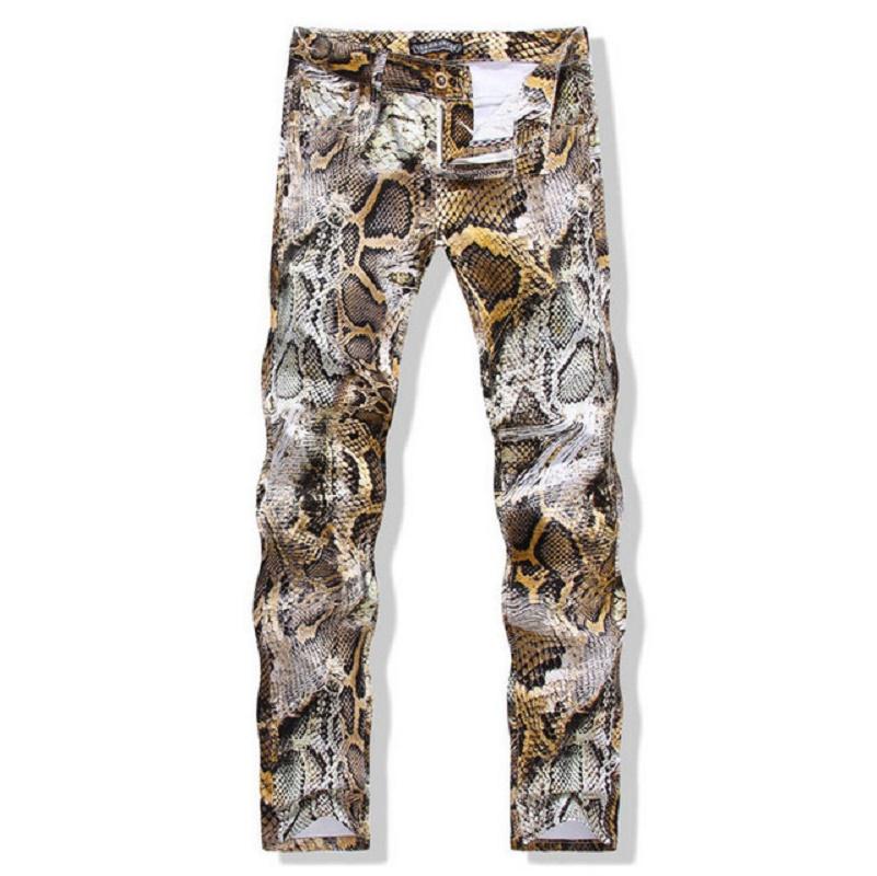 Fashion Brand Jeans Pants Men Print Trousers Slim Colored Drawing Flower Snakeskin Painted Denim Male Casual Mid Free Shipping, Beige
Fashion Brand Jeans Pants Men Print Trousers Slim Colored Drawing Flower Snakeskin Painted Denim Male Casual Mid Free Shipping, Beige