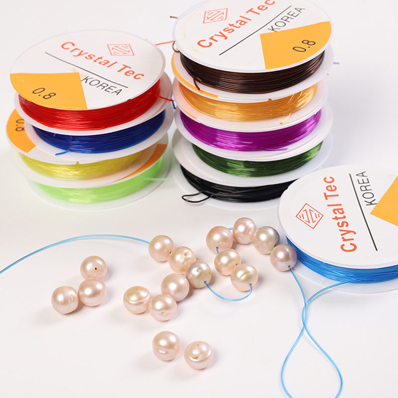 10 Rolls 0.8mmx6M Colorful Elastic Crystal Line Beading Cord String Wire Thread For Jewelry Making DIY Bracelet Accessories, 10 rolls mix colors
10 Rolls 0.8mmx6M Colorful Elastic Crystal Line Beading Cord String Wire Thread For Jewelry Making DIY Bracelet Accessories, 10 rolls mix colors