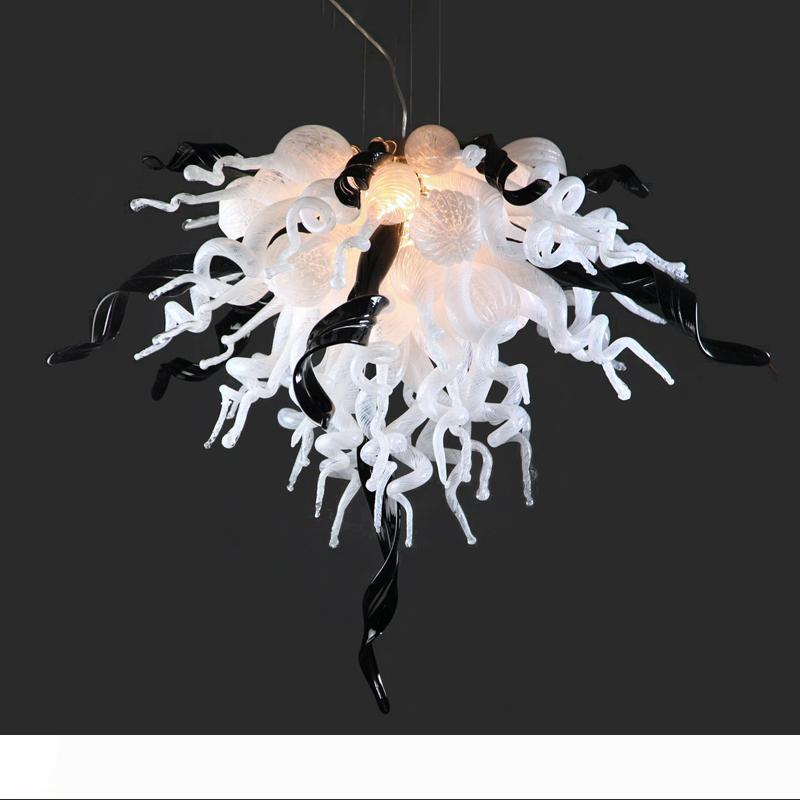 Modern Chandelier Light LED Art Glass Lighting White Black Ceiling Droplight Bedroom Study Room Decoration Creative Chandelier Hanging La
Modern Chandelier Light LED Art Glass Lighting White Black Ceiling Droplight Bedroom Study Room Decoration Creative Chandelier Hanging La