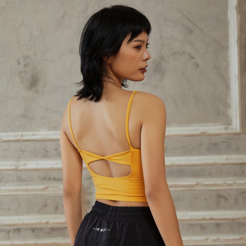 Padded Push Crop Top Sports Bra Beauty Back Fine Seamless Shoulder Strap Workout Bra High Impact Activewear For Women, Yellow
Padded Push Crop Top Sports Bra Beauty Back Fine Seamless Shoulder Strap Workout Bra High Impact Activewear For Women, Yellow