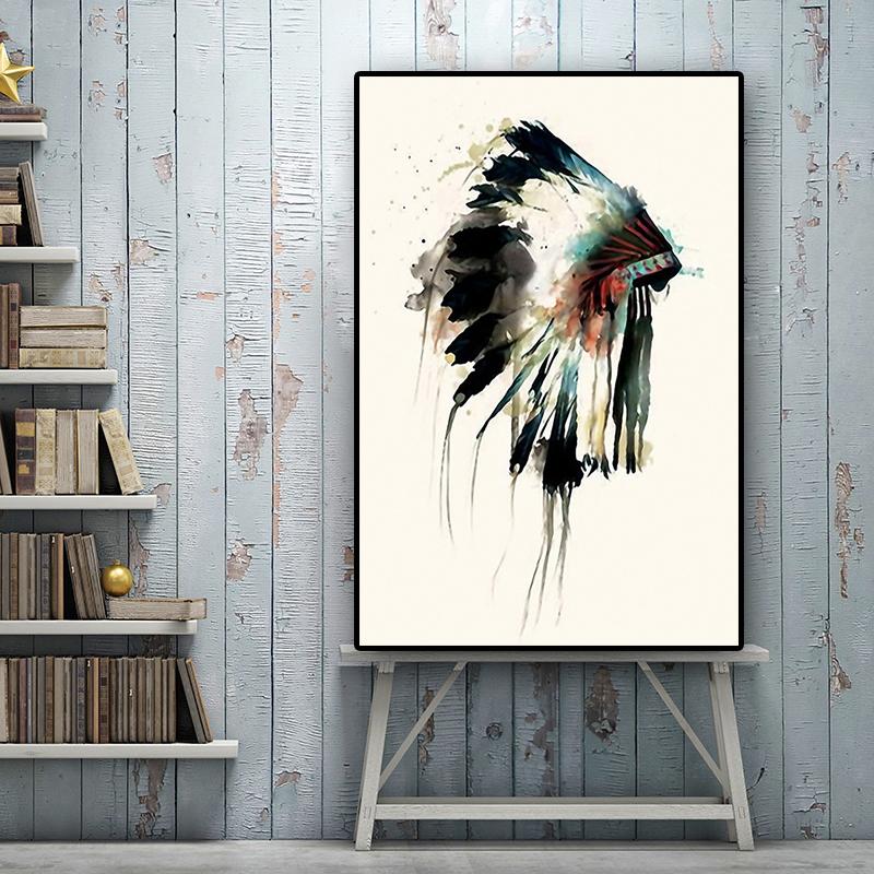 Native Pretty Feather Headdress Oil Painting Wall Art Pictures Painting Wall Art for Living Room Home Decor (No Frame)
Native Pretty Feather Headdress Oil Painting Wall Art Pictures Painting Wall Art for Living Room Home Decor (No Frame)