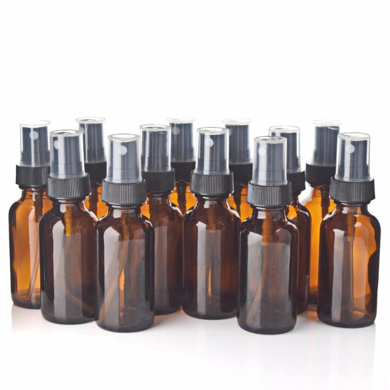 12pcs 1Oz New Empty 30ml Amber Glass Spray Bottles with Black Fine Mist Sprayers for essential oils aroma cosmetic containers
12pcs 1Oz New Empty 30ml Amber Glass Spray Bottles with Black Fine Mist Sprayers for essential oils aroma cosmetic containers