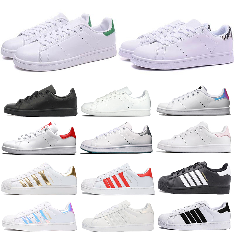 2020 New Superstars Women Men Casual Shoes White Black Green Stan Smith OG white green zebra triple black fashion Sports Skateboard Sneakers, 18 og box
2020 New Superstars Women Men Casual Shoes White Black Green Stan Smith OG white green zebra triple black fashion Sports Skateboard Sneakers, 18 og box