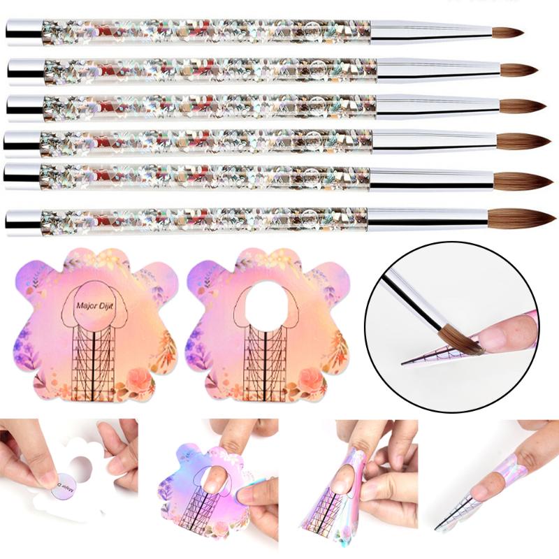 1 Set Professional Nail Brushes DIY Nail Art Manicure Tools Form Paper Tray UV Gel Brush Painting Pen Extension Kit
1 Set Professional Nail Brushes DIY Nail Art Manicure Tools Form Paper Tray UV Gel Brush Painting Pen Extension Kit