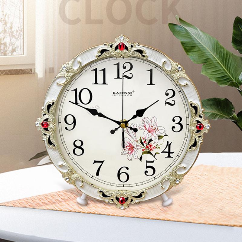 European Wood Table Clock Living Room Bedroom Desk Clock Retro Creative Sitting Ornaments Large Simple Desktop Table Watch
European Wood Table Clock Living Room Bedroom Desk Clock Retro Creative Sitting Ornaments Large Simple Desktop Table Watch