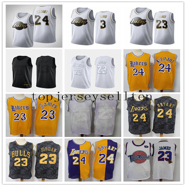 Los Angeles Lakers Kobe Bryant LeBron James MEN Old English Split Black Toile MVP basketball Jersey
Los Angeles Lakers Kobe Bryant LeBron James MEN Old English Split Black Toile MVP basketball Jersey