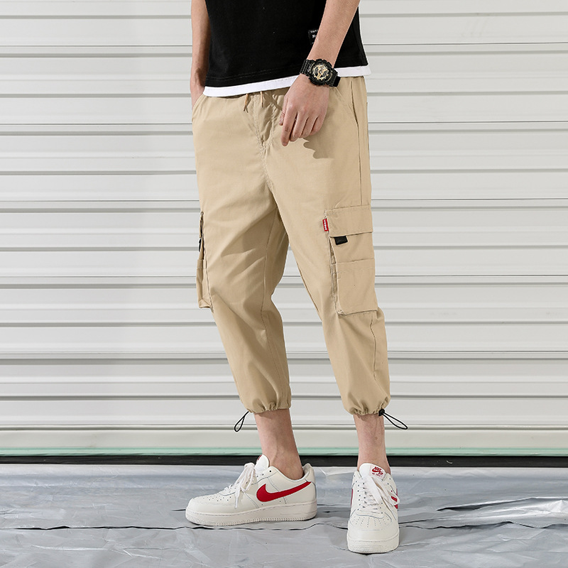 New Cropped trousers summer harem pants men' loose trend sportswear casual pants mens Loose Drawstring joggers K003, Gray
New Cropped trousers summer harem pants men' loose trend sportswear casual pants mens Loose Drawstring joggers K003, Gray