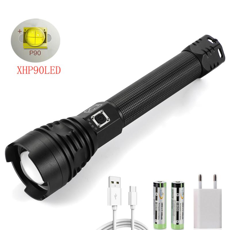 new Aluminum High lumen powerful XHP90 LED USB Zoom Rechargeable torch Camping Outdoor Lamp
new Aluminum High lumen powerful XHP90 LED USB Zoom Rechargeable torch Camping Outdoor Lamp