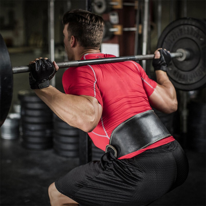 Weightlifting Men Women Belt Gym Fitness Weight Lifting Back Support PU Leather Power Strength Training Belt new