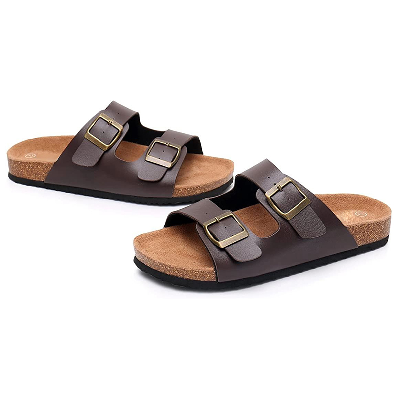 New Womens Arizona 2 Strap Cork Footbed Sandals Platform Flip Flops Casual Summer Beach Slippers with Adjustable Metal Buckles, Black
New Womens Arizona 2 Strap Cork Footbed Sandals Platform Flip Flops Casual Summer Beach Slippers with Adjustable Metal Buckles, Black
