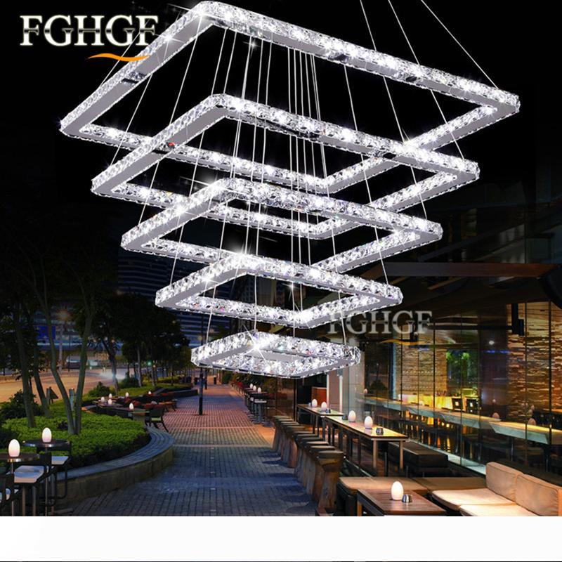 new design LED crystal chandeliers 5 squares lustres lamp dinning room living room chandelier LED light Lustres de cristal Fast Shipping
new design LED crystal chandeliers 5 squares lustres lamp dinning room living room chandelier LED light Lustres de cristal Fast Shipping