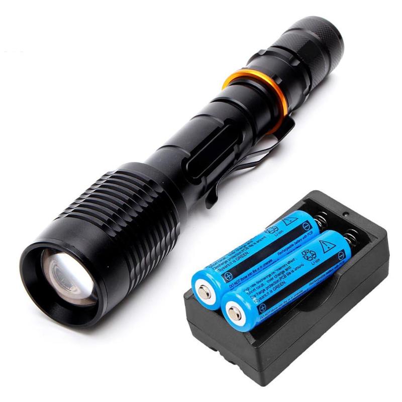 5-Mode 1000lm 18650 set w/ Charger 2x 18650 Battery T6 LED White Light LED Lamp Zooming Torch
5-Mode 1000lm 18650 set w/ Charger 2x 18650 Battery T6 LED White Light LED Lamp Zooming Torch