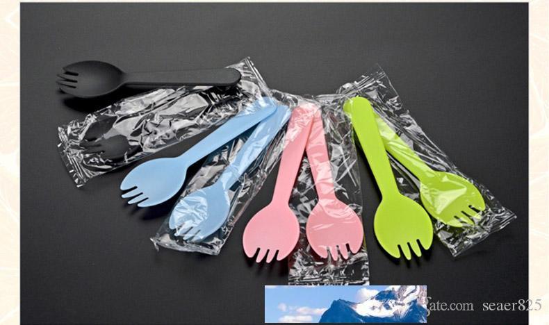 100 Pcs 11.5x3.3cm(4.5x1.3inch) Individually Wrapped Disposable plastic spork fork dessert icecream Yogurt Cake Spoon Cutlery Wholesale
100 Pcs 11.5x3.3cm(4.5x1.3inch) Individually Wrapped Disposable plastic spork fork dessert icecream Yogurt Cake Spoon Cutlery Wholesale