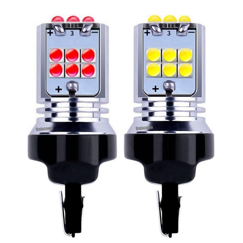 2PCS T20 W21/5W 7443 Super Bright LED Car Tail Brake Lamp Auto Daytime Running Light Rear Parking Bulb Turn Signals, As pic
2PCS T20 W21/5W 7443 Super Bright LED Car Tail Brake Lamp Auto Daytime Running Light Rear Parking Bulb Turn Signals, As pic
