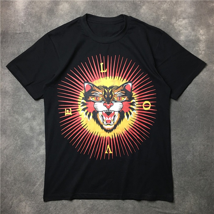 Fashion casual men print T shirt men and women round neck cotton short sleeved T shirt size S-XXL, Red
Fashion casual men print T shirt men and women round neck cotton short sleeved T shirt size S-XXL, Red