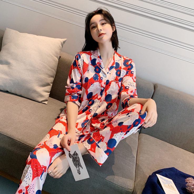 NEW 2020 AUTUMN AND WINNER POLKA DOT PRINT 3COLOURS AND M- 100%SILK FULL SLEEVE LADIES PAJAMAS SET COMFORTABLE DESIGN FREE SHIPPING, Blue
NEW 2020 AUTUMN AND WINNER POLKA DOT PRINT 3COLOURS AND M- 100%SILK FULL SLEEVE LADIES PAJAMAS SET COMFORTABLE DESIGN FREE SHIPPING, Blue