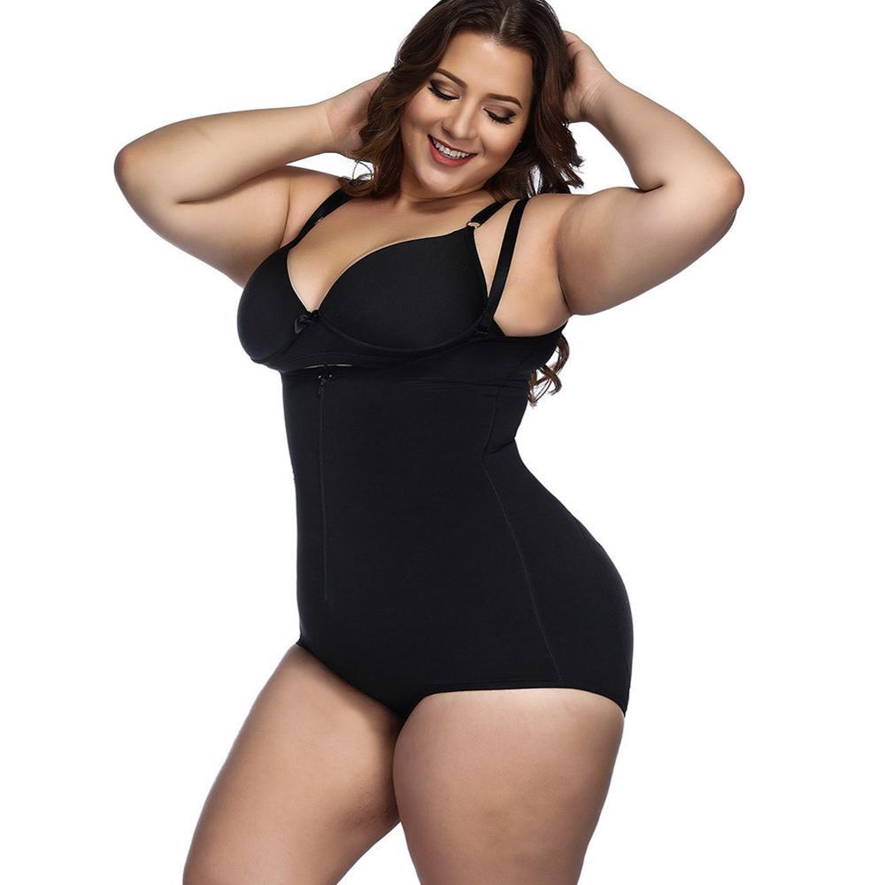 Women Plus size 6XL 5XL Shapewear Body Shaper Slimming waist trainer Tummy Control Bodysuit Postpartum Recover Underwear Corset CX200731