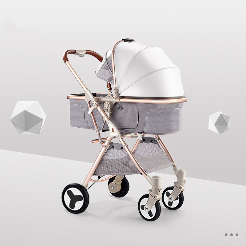high landscape Baby stroller 2 in 1 push can sit folding light ultra light small portable baby child stroller
high landscape Baby stroller 2 in 1 push can sit folding light ultra light small portable baby child stroller