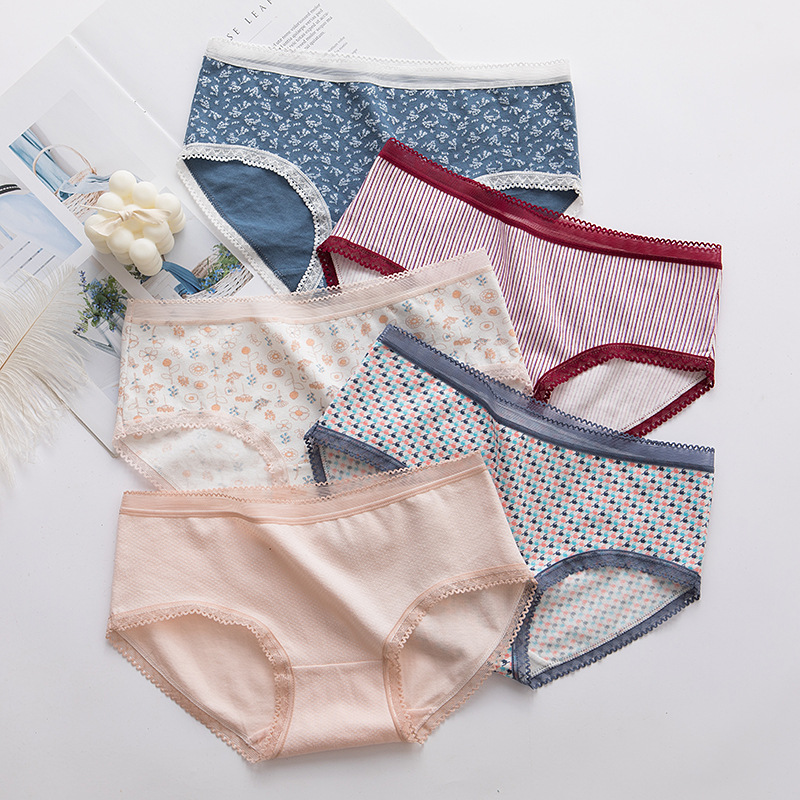 Women Lace Houndstooth Cotton Mid-Rise Sexy Panties pink Fashion flower Girl Solid Briefs cute Female Underwear ladies Lingeries
Women Lace Houndstooth Cotton Mid-Rise Sexy Panties pink Fashion flower Girl Solid Briefs cute Female Underwear ladies Lingeries