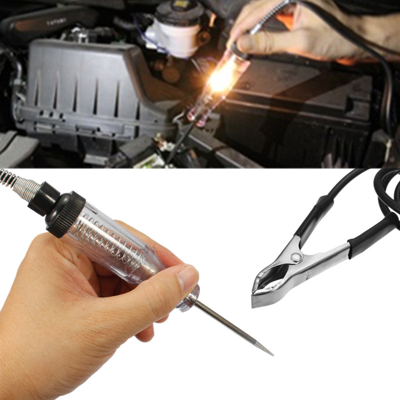Car Circuit Tester Pen Voltage 6V/12V DC Electrical Auto Automotive Light Probe Pen Detector Test Tools Car Accessories TXTB1
Car Circuit Tester Pen Voltage 6V/12V DC Electrical Auto Automotive Light Probe Pen Detector Test Tools Car Accessories TXTB1