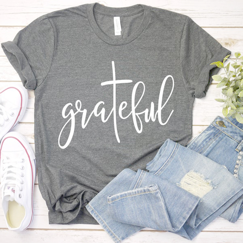 Grateful Christian T-shirt Faith Hope Love Tshirt Jesus Thankful Blessed Women Shirts Cotton Casual Girl Tumblr Tops Drop Ship, Black
Grateful Christian T-shirt Faith Hope Love Tshirt Jesus Thankful Blessed Women Shirts Cotton Casual Girl Tumblr Tops Drop Ship, Black
