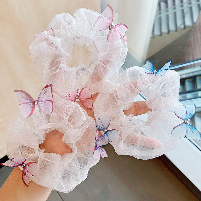 New Women Girls Sweet Simulation Butterfly Chiffon Scrunchie Headband Ponytail Holder Hair Rubber Band Fashion Hair Accessories
New Women Girls Sweet Simulation Butterfly Chiffon Scrunchie Headband Ponytail Holder Hair Rubber Band Fashion Hair Accessories