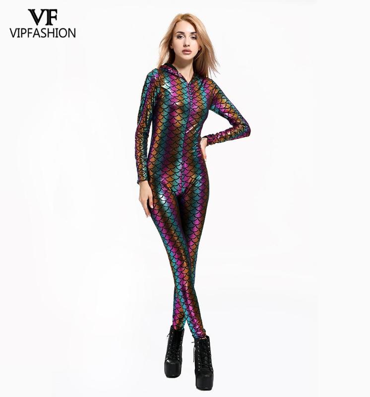 VIP FASHION Mono Mujer Mermaid Sequin Jumpsuit For Women Sexy Female Fish Scale Hooded Bodysuit Costume Scale Colorful Jumpsuit, Ln-t201103
VIP FASHION Mono Mujer Mermaid Sequin Jumpsuit For Women Sexy Female Fish Scale Hooded Bodysuit Costume Scale Colorful Jumpsuit, Ln-t201103