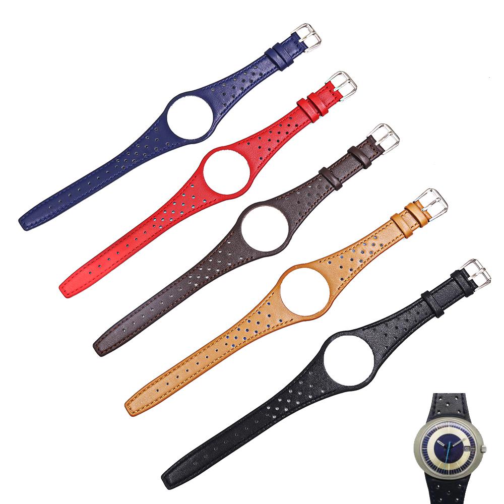 carlywet red blue brown black khaki real calf leather watch band with silver steel buckle, Black;brown
carlywet red blue brown black khaki real calf leather watch band with silver steel buckle, Black;brown