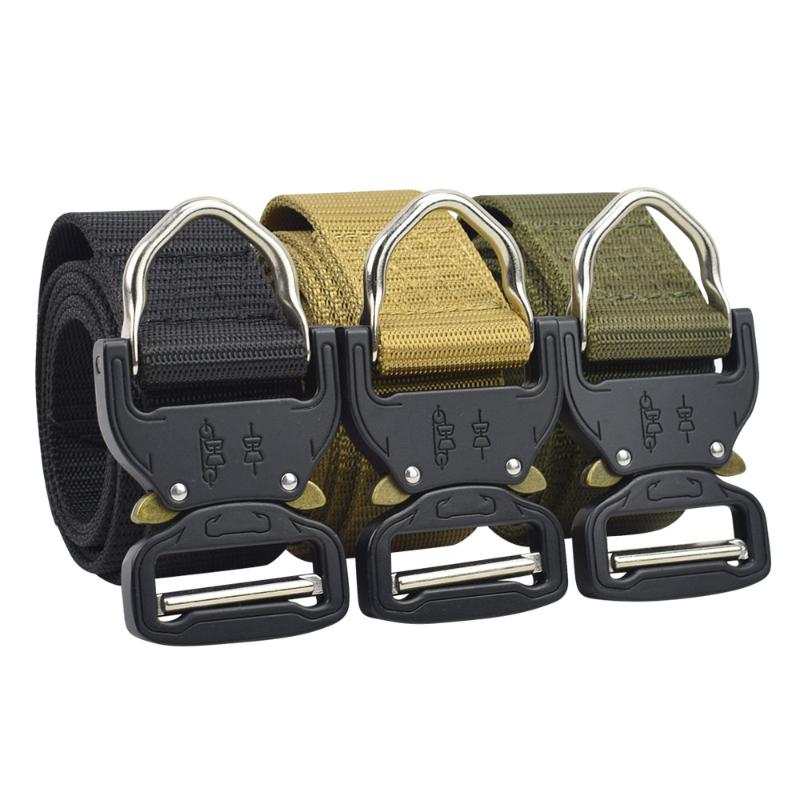 ActionUnion Tactical Belt Nylon Metal Buckle Belt Men Quick Release Adjustable Army Waist Outdoor Hunting Training, Black
ActionUnion Tactical Belt Nylon Metal Buckle Belt Men Quick Release Adjustable Army Waist Outdoor Hunting Training, Black