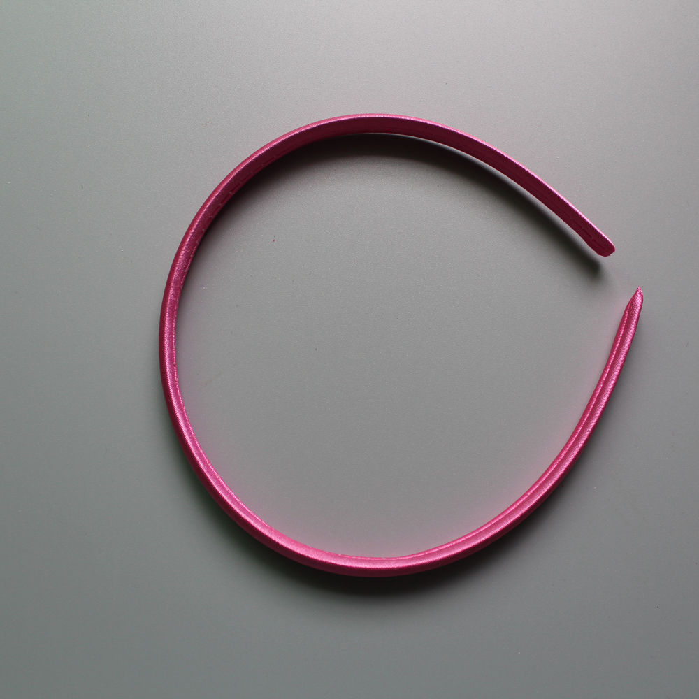 60pcs/lot 10mm Plain Solid Color Satin Covered Resin Hairbands,Ribbon Covered Adult Kids Headbands girl Headband Free Shipping CX200714