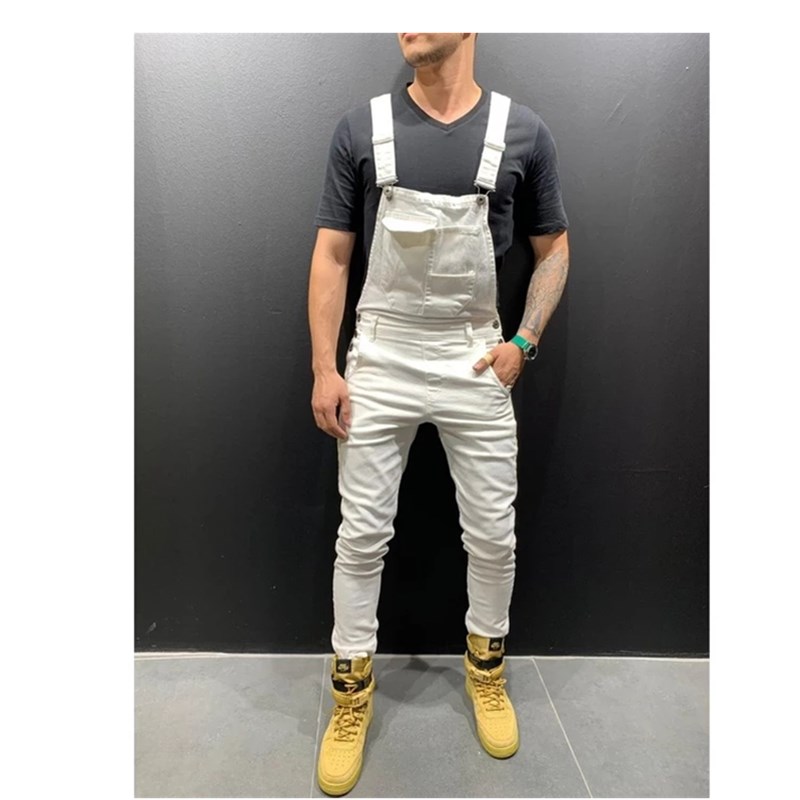 HEFLASHOR Men Adjustable Shoulder Strap Slim Denim Overalls Bib Pants Jumpsuit Fashion Overalls joggers Men Suspender Pants, Red
HEFLASHOR Men Adjustable Shoulder Strap Slim Denim Overalls Bib Pants Jumpsuit Fashion Overalls joggers Men Suspender Pants, Red