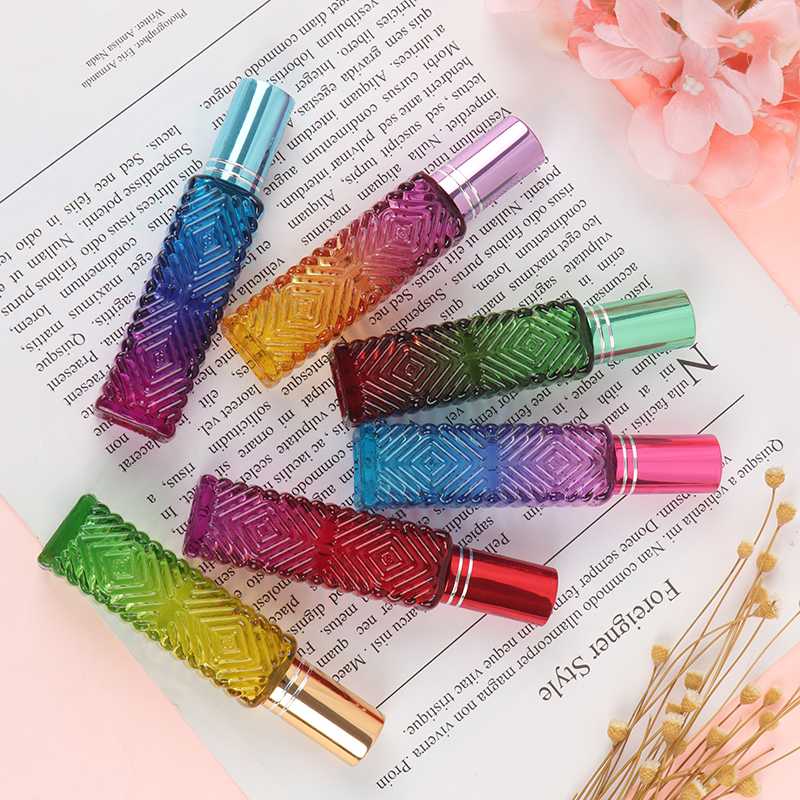 New 15ml Mini Fragrance Refillable Glass Vials Cosmetic Packaging Spray Bottle Colorful Square Glass Empty Perfume Bottle
New 15ml Mini Fragrance Refillable Glass Vials Cosmetic Packaging Spray Bottle Colorful Square Glass Empty Perfume Bottle