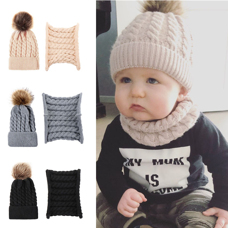 Winter Autumn New Knit Baby Hat Scarf Set Cute Pompom Boy Girl Bonnet Beanies Newborn Boys Girls Hat Cap casquette fille garcon, Set 4
Winter Autumn New Knit Baby Hat Scarf Set Cute Pompom Boy Girl Bonnet Beanies Newborn Boys Girls Hat Cap casquette fille garcon, Set 4