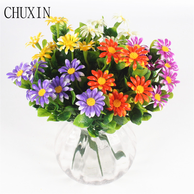 Artifical Flower Small Daisy Bouquet Flocking Plastic Rural Country Style For Garden Party Wedding home Decoration Flores, White
Artifical Flower Small Daisy Bouquet Flocking Plastic Rural Country Style For Garden Party Wedding home Decoration Flores, White