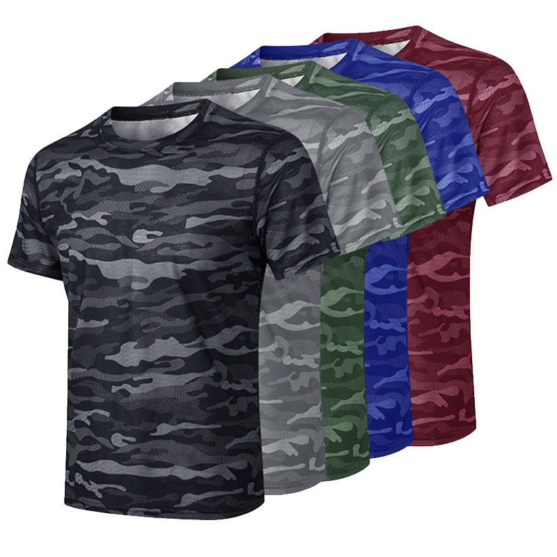 2020 New Summer Fashion Camouflage T-Shirt Men Sport Gym TShirt O-Neck Short Sleeve Fitness Training T Shirt Mens Workout Tops, Red
2020 New Summer Fashion Camouflage T-Shirt Men Sport Gym TShirt O-Neck Short Sleeve Fitness Training T Shirt Mens Workout Tops, Red