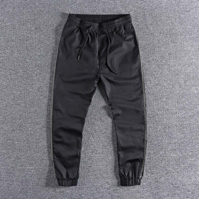 2020 Legged casual pants men's trousers spring and summer thin sports pants men's loose corset hot sale close up Capris 0318, Black
2020 Legged casual pants men's trousers spring and summer thin sports pants men's loose corset hot sale close up Capris 0318, Black