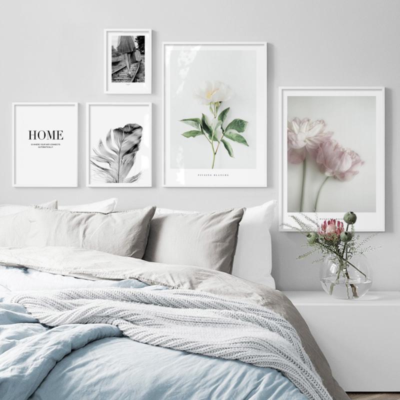 White Rose Pink Flower Feather Wall Art Canvas Painting Nordic Posters And Prints Wall Pictures For Living Room Bedroom Decor
White Rose Pink Flower Feather Wall Art Canvas Painting Nordic Posters And Prints Wall Pictures For Living Room Bedroom Decor