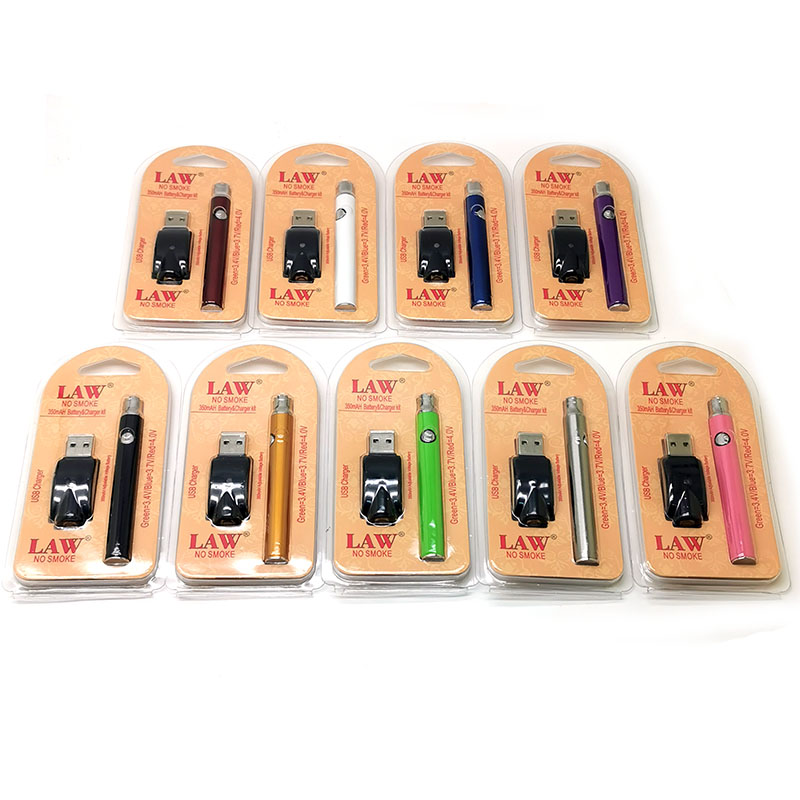 LAW 350mAh Battery Preheating Voltage Adjustable Vape Battery For Oil Cartridges 510 E Cigarette Pen Batteries 9 Colors In Stock
LAW 350mAh Battery Preheating Voltage Adjustable Vape Battery For Oil Cartridges 510 E Cigarette Pen Batteries 9 Colors In Stock