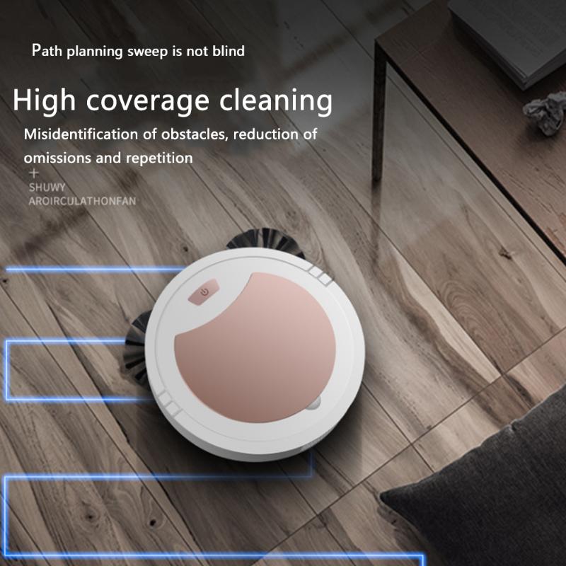 Mopping Floor Sweeping Robot 360 Degree Rotation Electric Vacuum Cleaner Ultra Thin Household USB Charging Automatic Intelligent