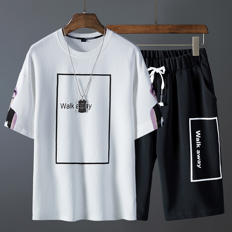 2020 Men's Summer Short Sleeve T-shirts and Tops Shirts Hip Hop Tops Suit men sports suit T shirt men tracksuits, Black
2020 Men's Summer Short Sleeve T-shirts and Tops Shirts Hip Hop Tops Suit men sports suit T shirt men tracksuits, Black