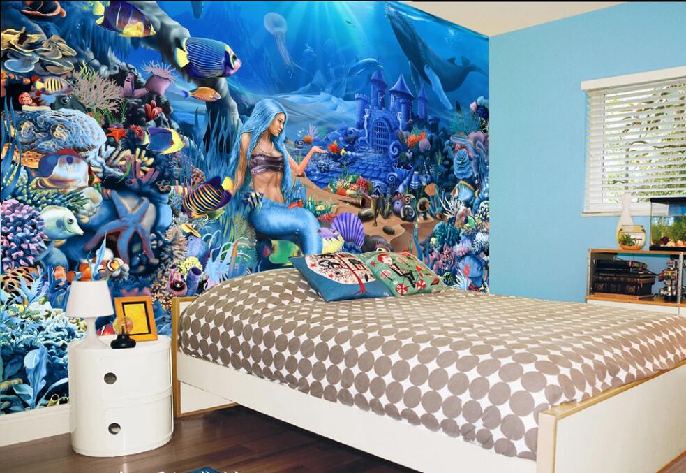 3d wallpaper custom photo mural on the wall Ocean mermaid fish school coral background home decor 3d wall murals wallpaper for living room, Non-woven
3d wallpaper custom photo mural on the wall Ocean mermaid fish school coral background home decor 3d wall murals wallpaper for living room, Non-woven